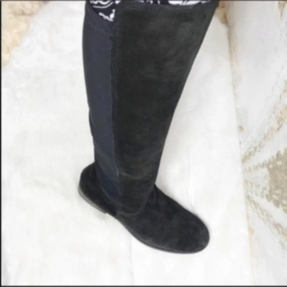 Paul Green women’s Black suede boots Size 4.5 UK 7US